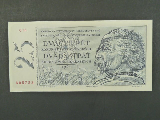 25 Kčs 1961 s. Q 26
