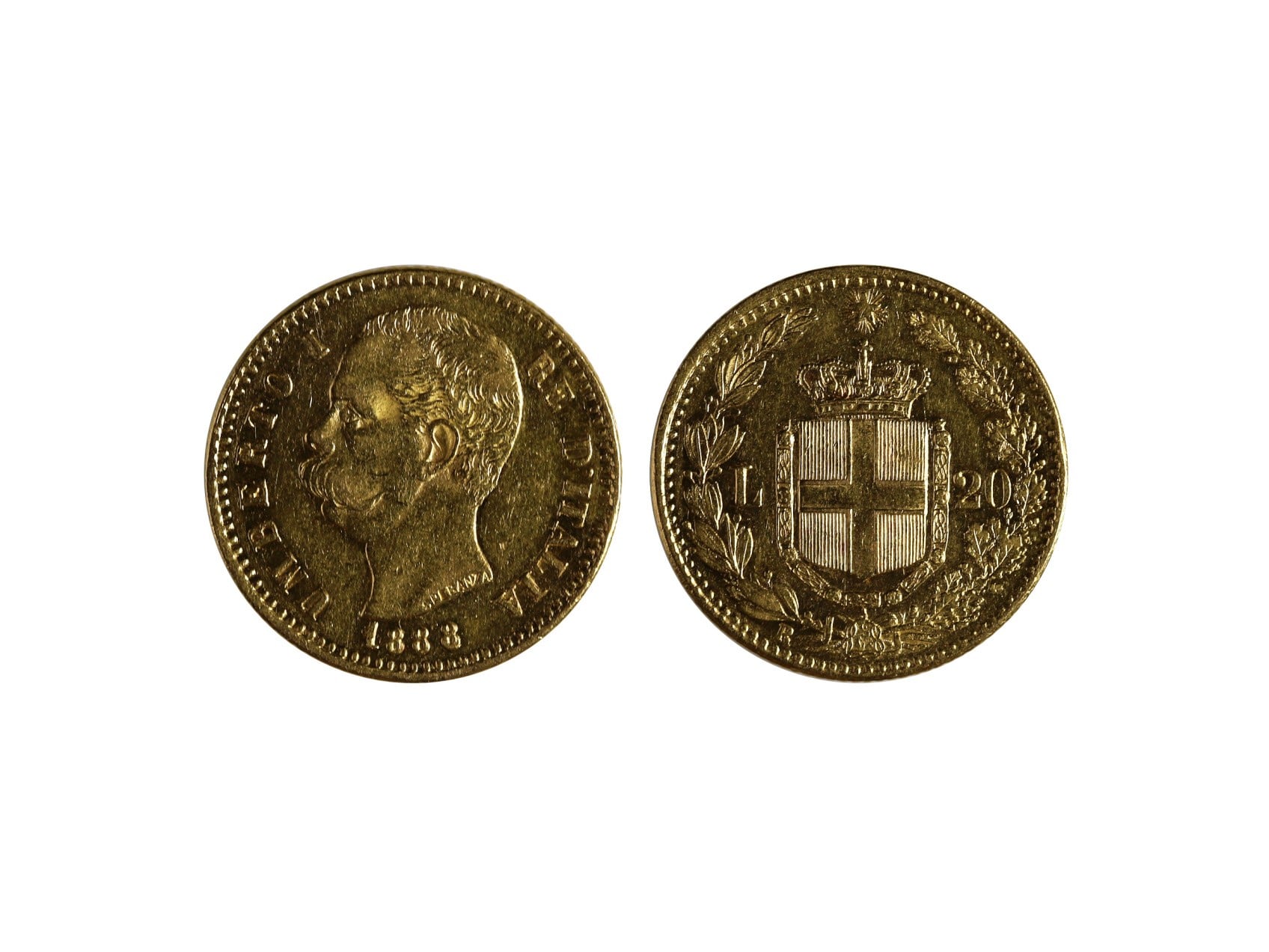 Itálie, Umberto I. - 20 Lire 1888