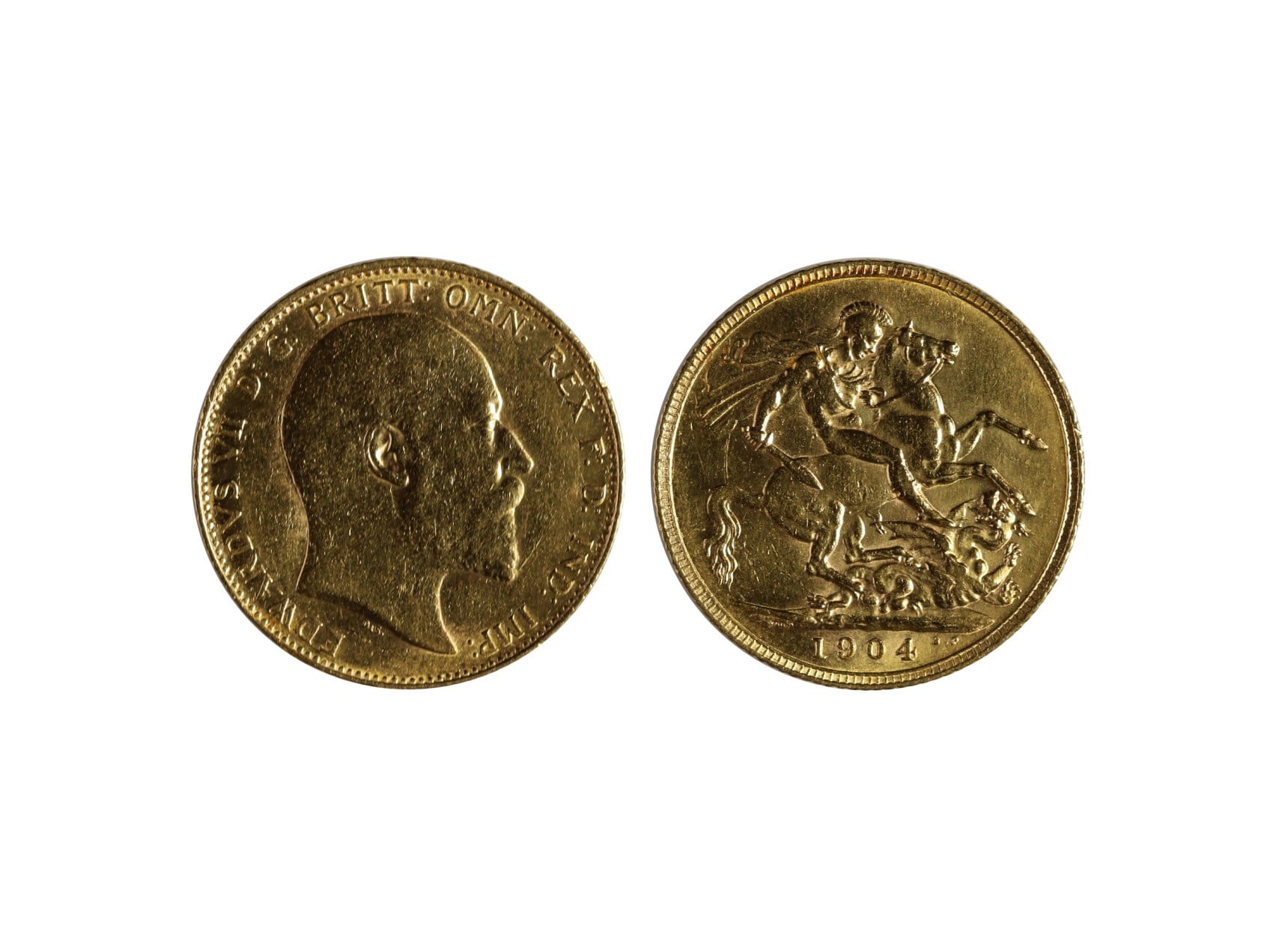 Velká Británie, Edward VII. - Sovereign 1904, 7.9881 g, Au 0,917