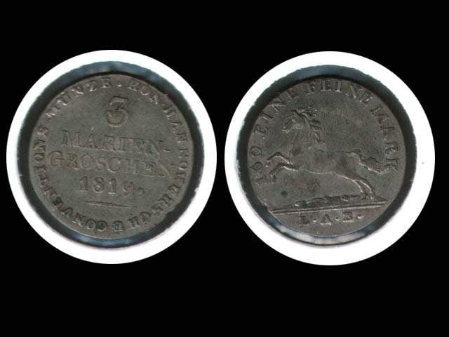 Hannover, Georg III. (1760-1820), 3 Mgr 1819