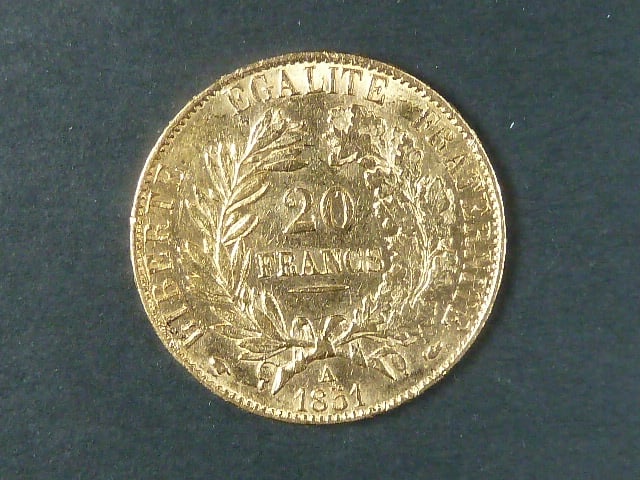 20 Frank 1851 A