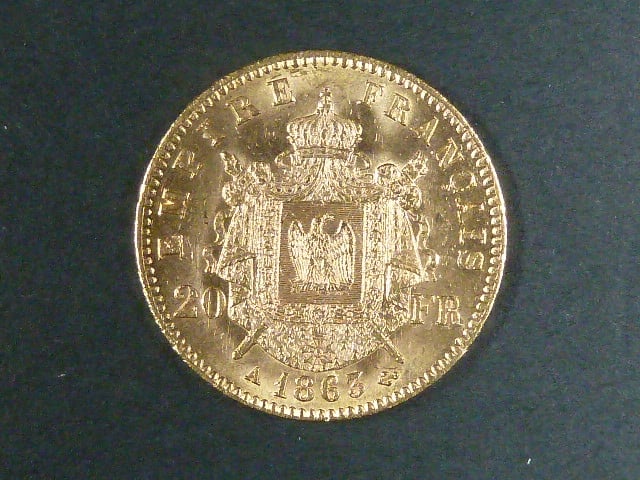 20 Frank 1863 A