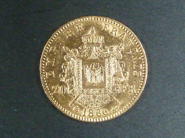 20 Frank 1866 BB