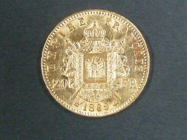 20 Frank 1869 BB