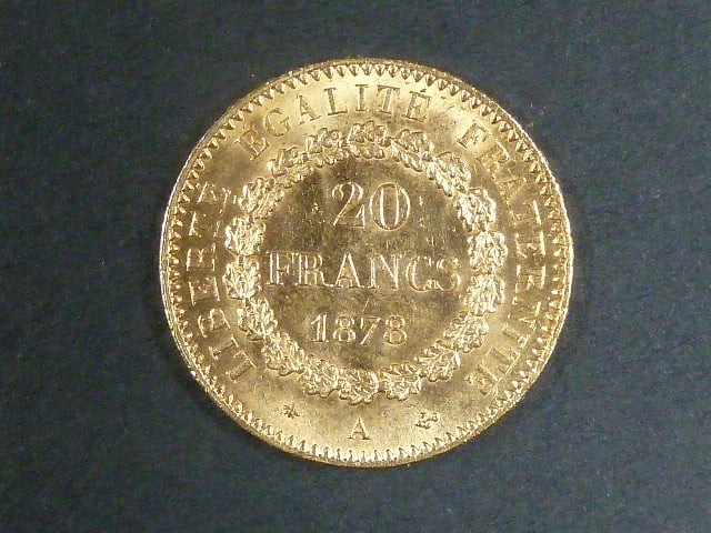 20 Frank 1878 A
