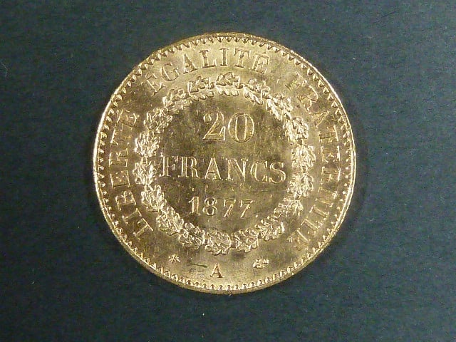 20 Frank 1877 A