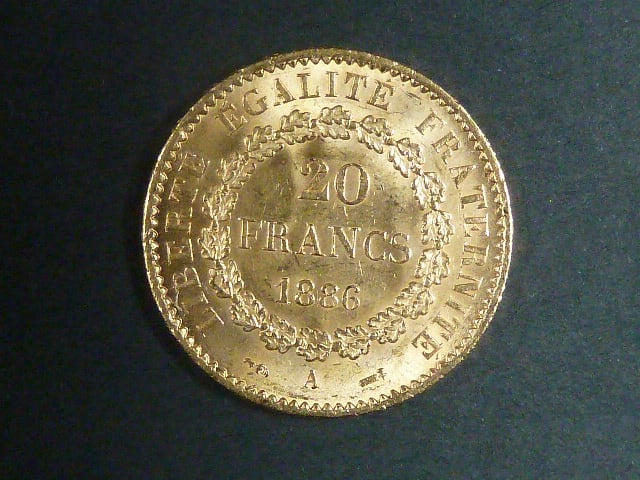 20 Frank 1886 A