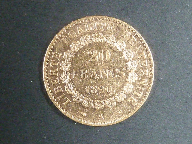 20 Frank 1890 A