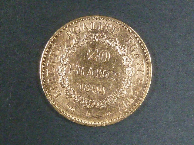 20 Frank 1894 A