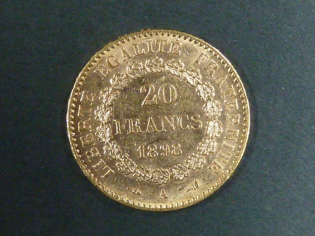 20 Frank 1898 A