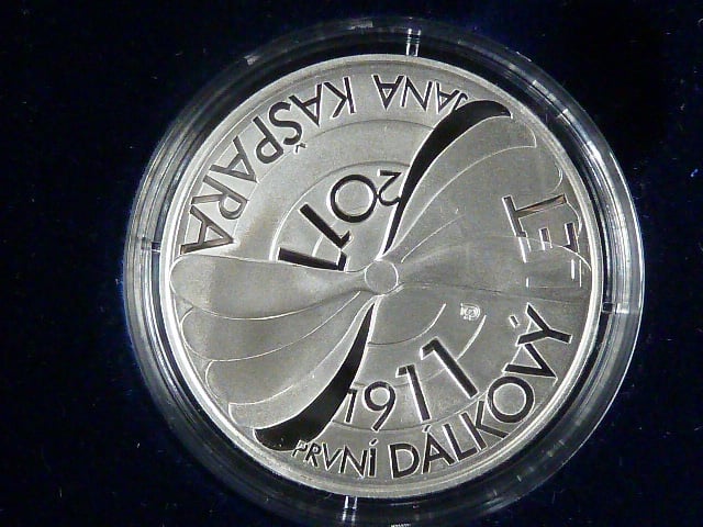 200 Kč 2011 100.výročí prvního dálkového letu Jana Kašpara