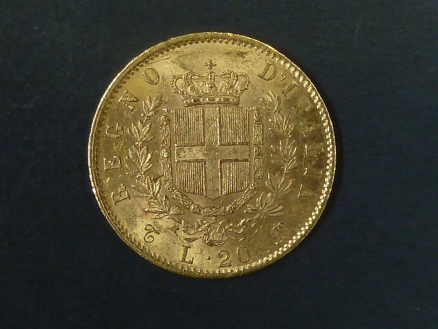 Itálie, Vittorio Emanuele II. - 20 Lire 1862