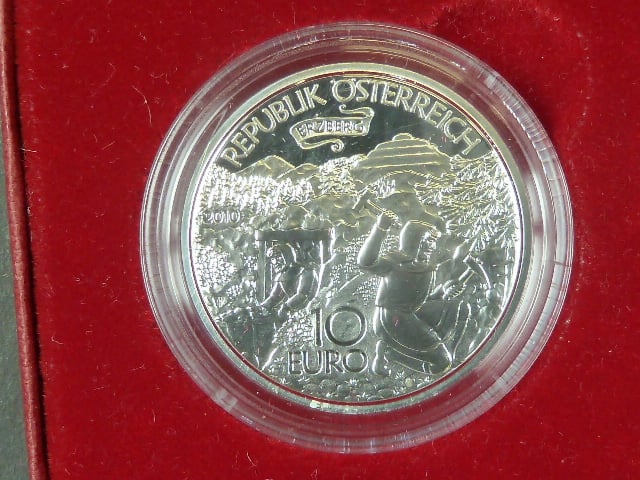 Rakousko 10 EUR 2010 Der Erzberg in der Steiermark