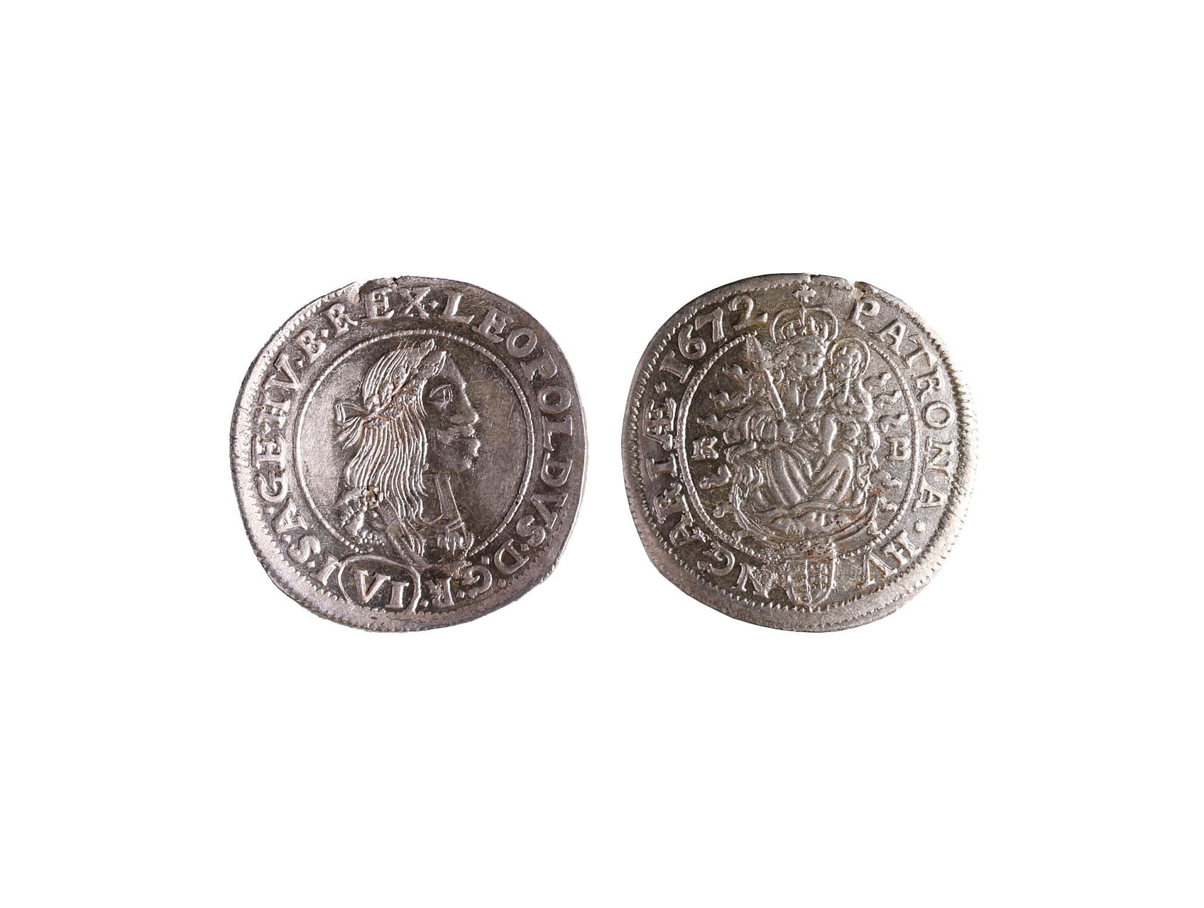 Leopold I. 1657-1711 - VI krejcar 1672 KB Kremnice