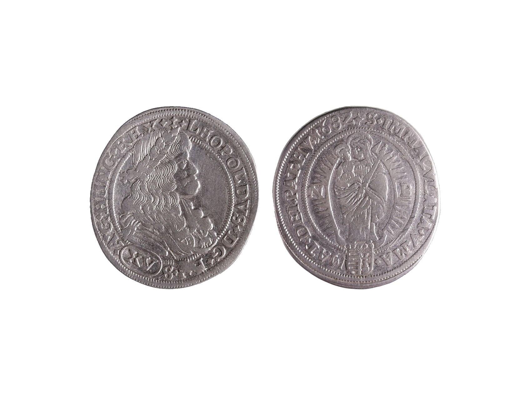 Leopold I. 1657-1711 - XV krejcar 1682 NB Velká Baňa