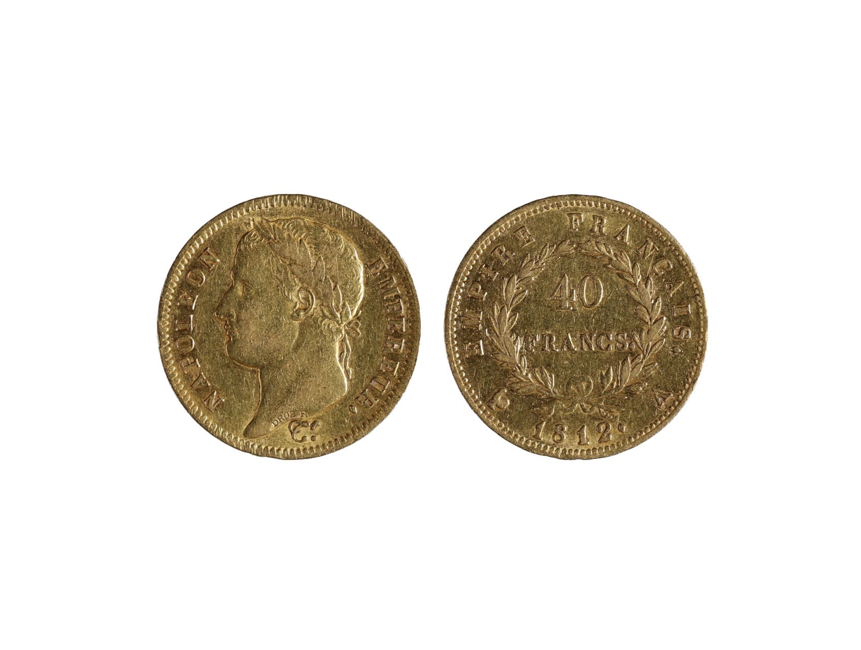 Francie, Napoleon I. 1804-1814 - 40 Frank 1812 A