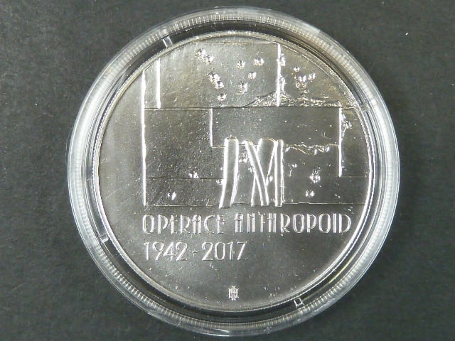 200 Kč 2017 75.výročí Operace Antropoid