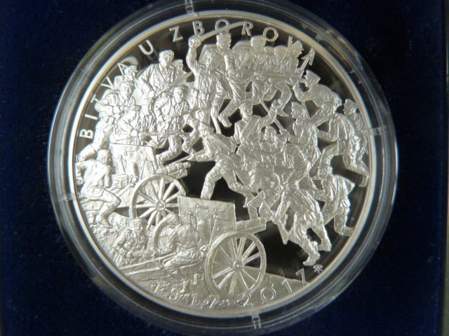 500 Kč 2017 100.výročí bitvy u Zborova