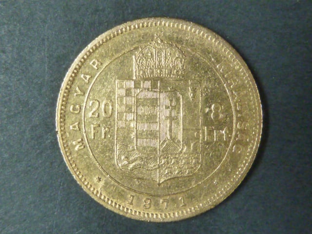 20 Frank 1871 GYF