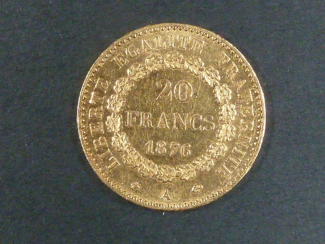 20 Frank 1876 A