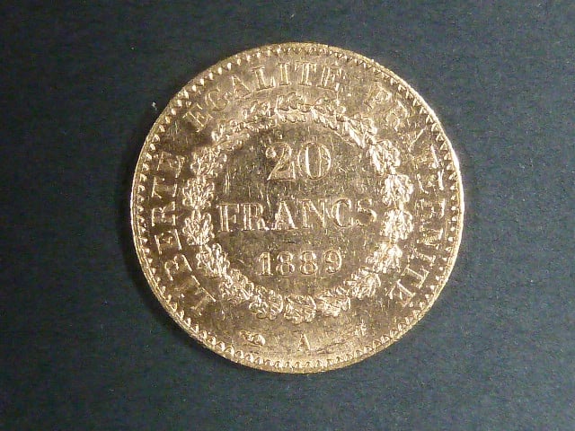 20 Frank 1889 A