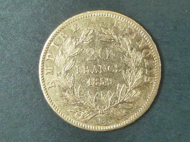 20 Frank 1859 BB