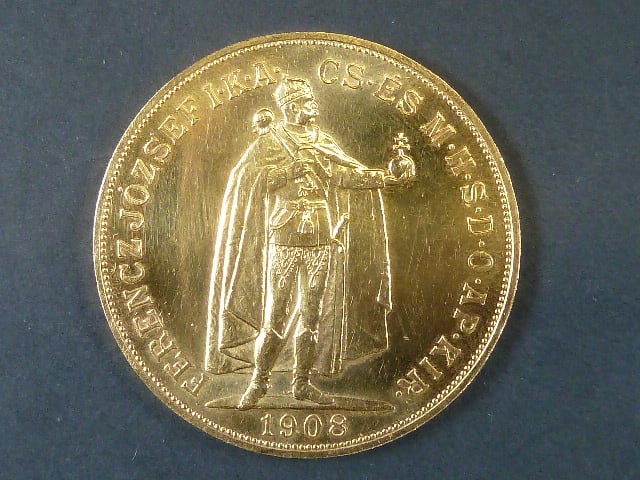 100 Koruna 1908 KB novorazba