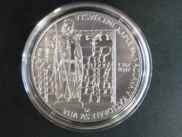 200 Kč 2017 650.výročí vysvěcení kaple sv. Václava v katedrále sv. Víta