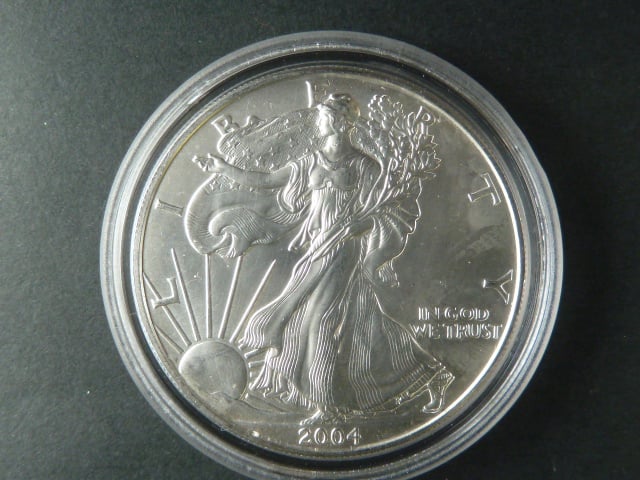 1 $ 2004 Liberty, 1 OZ Ag