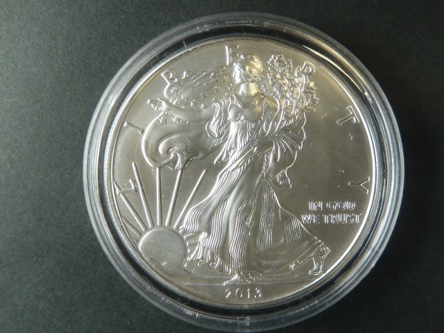 1 $ 2013 Liberty, 1 OZ Ag