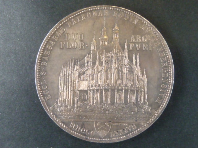 2 Fl 887 Kutnohorský, bezvadný stav, patina
