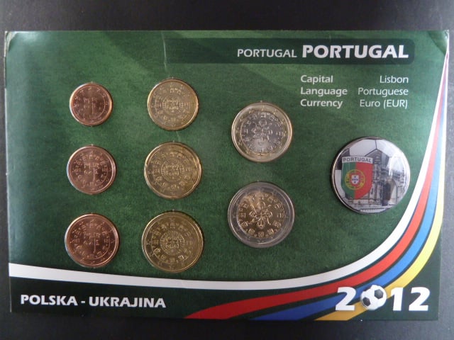 Portugalsko  sada k ME ve fotbale 2012 - různé ročníky