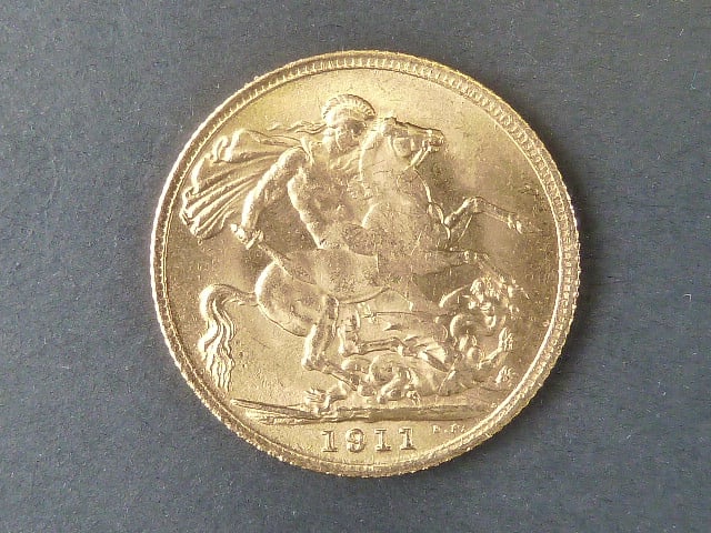 1 Pound 1911 kontrmarka