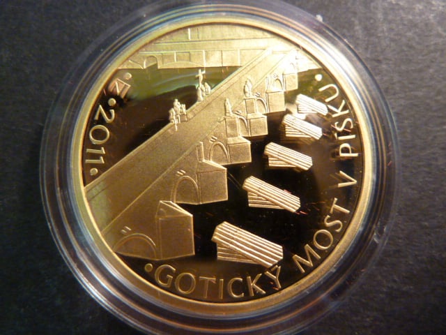 5000 Kč 2011 Gotický most v Písku