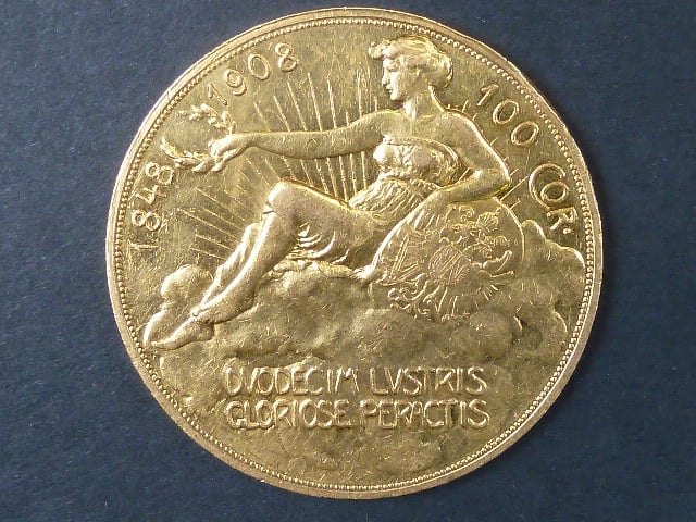 100 Koruna 1908 Jubilejní
