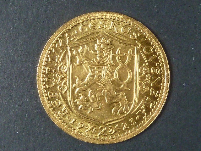 2 Dukát sv. Václav 1923, náklad 4.000ks