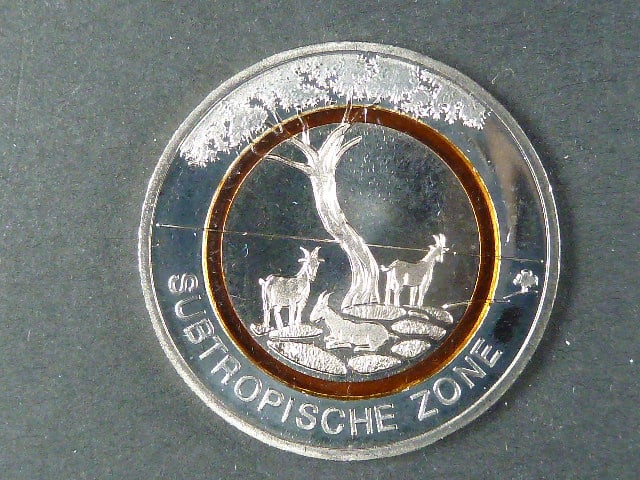 Německo 5 EUR 2018 F pamětní - Subtropische zone