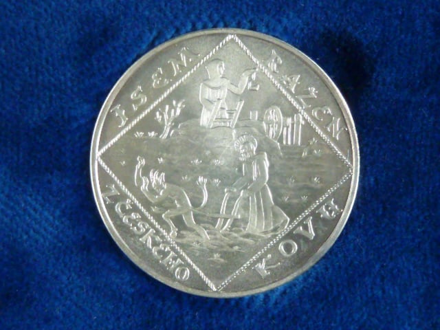 2018, Mincovňa Kremnica, Ag medaile Jsem ražen z českého kovu - k 100.výročí vzniku Československé republiky 1918 - 2018 , 20,32g, etue, certifikát, osvědčení o ryzosti, č. 220, náklad 350ks