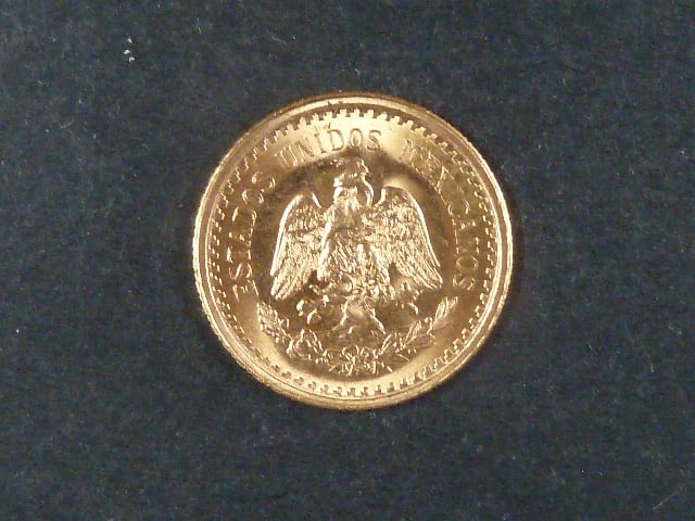 2 1/2 Pesos 1945, Au 0,900, 2,08g, KM 463