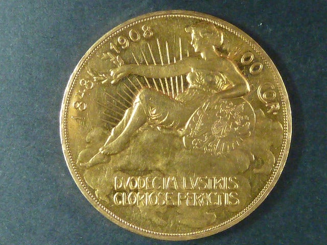100 Koruna 1908 Jubilejní