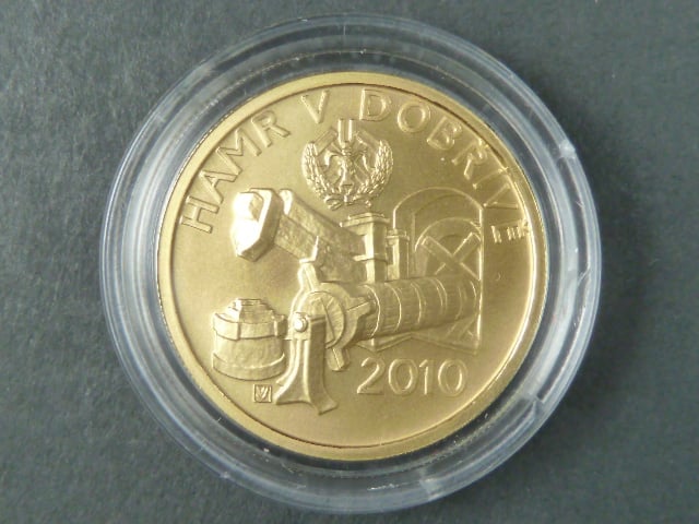 2500 Kč 2010 Kulturní památka hamr v Dobřívě