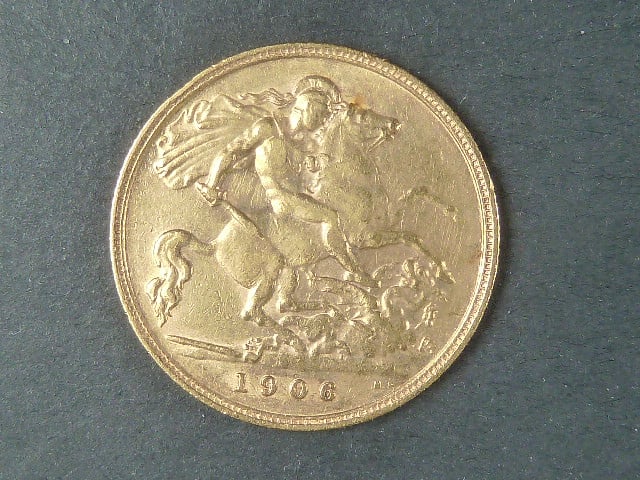 1/2 Sovereign 1906 Edward VII.