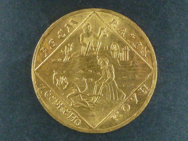 Jsem ražen z Českého kovu - 4 Dukát 1928
