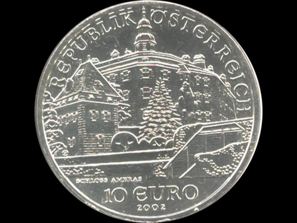 Rakousko 10 EUR 2002 Schoss Ambras