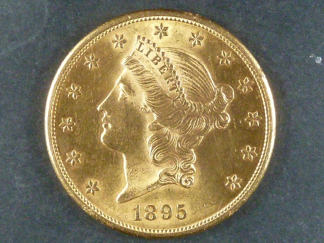 20 Dolar 1895, 33.436 g, 900/1000