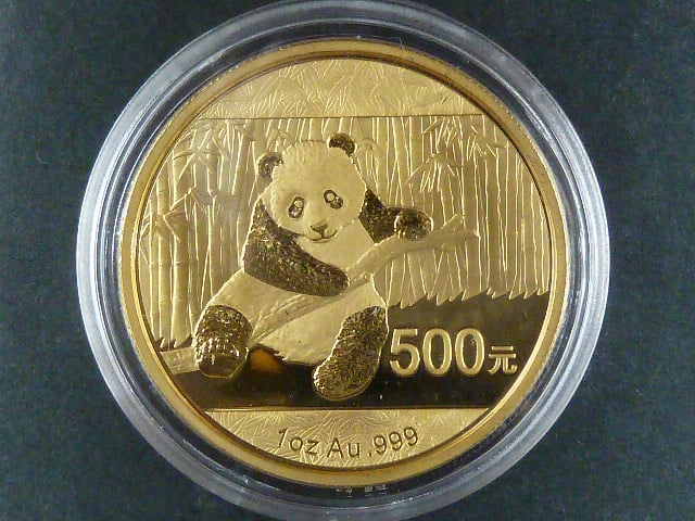 500 Yüan 2014,  1 OZ Au 999/1000