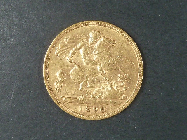 1/2 Sovereign 1896 Victoria