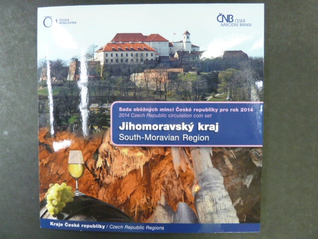 sada 2014 s motivem Jihomoravský kraj + žeton