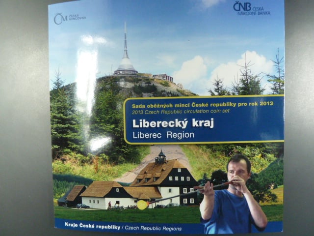 sada 2013 s motivem Liberecký kraj + žeton