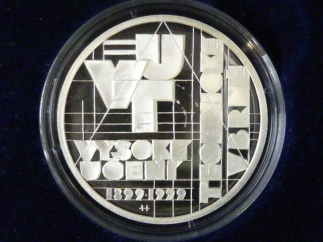 200 Kč 1999, Vysoké učení technické, certifikát, bezvadná kvalita